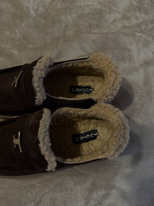 Лофери зимові натуральна замша