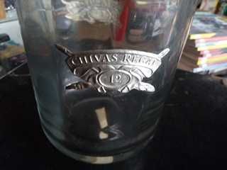 Chivas Regal balde de gelo e 2 copos