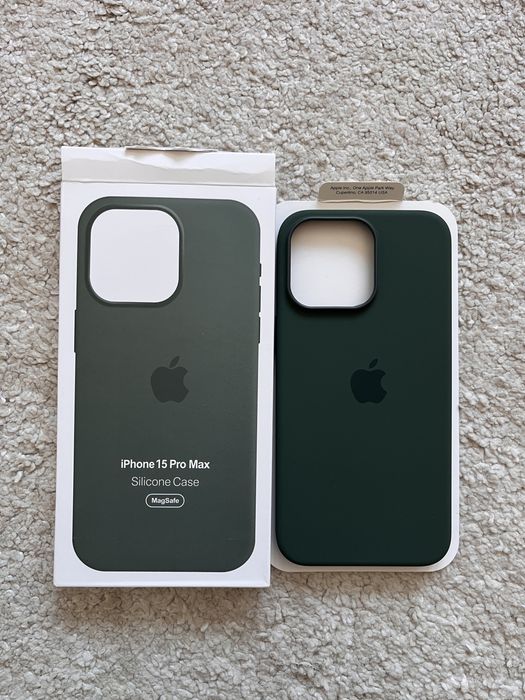 Etui  do telefonu Apple iphone 15 pro max - zielone/cyprysowe