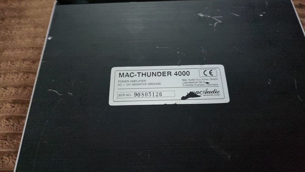 Усилитель автомобильный Mac Thunder 4000