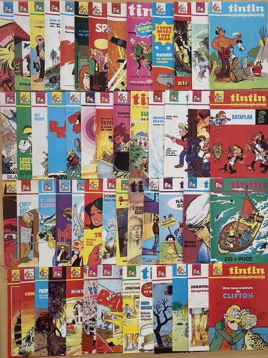 Revista Tintin - colecção completa, volumes e fascículos soltos