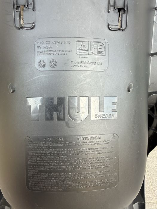 Cadeira Infantil para Bicicleta - Thule - fácil montagem com chave