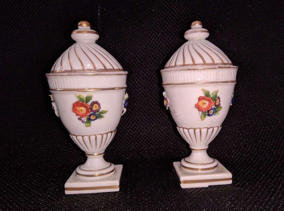 Par Urnas Miniatura Capodimonte