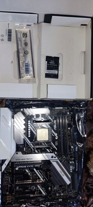 Материнская плата X470 +процессор