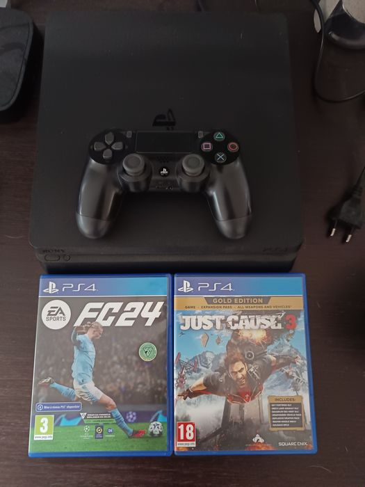 Ps4 slim com comando