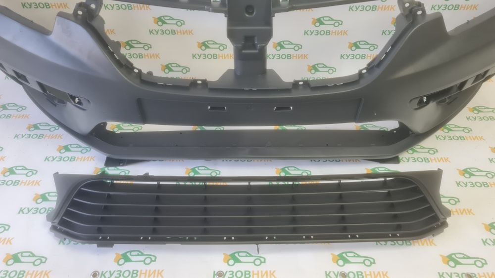 Передній бампер Logan II 2017-2022 бампер Логан 2 передний рестайлинг