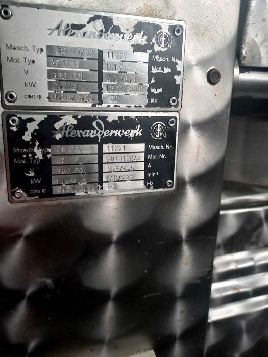 Куттер,кутер,Alexanderwerk ZN 20/82,колбасное,мясное.