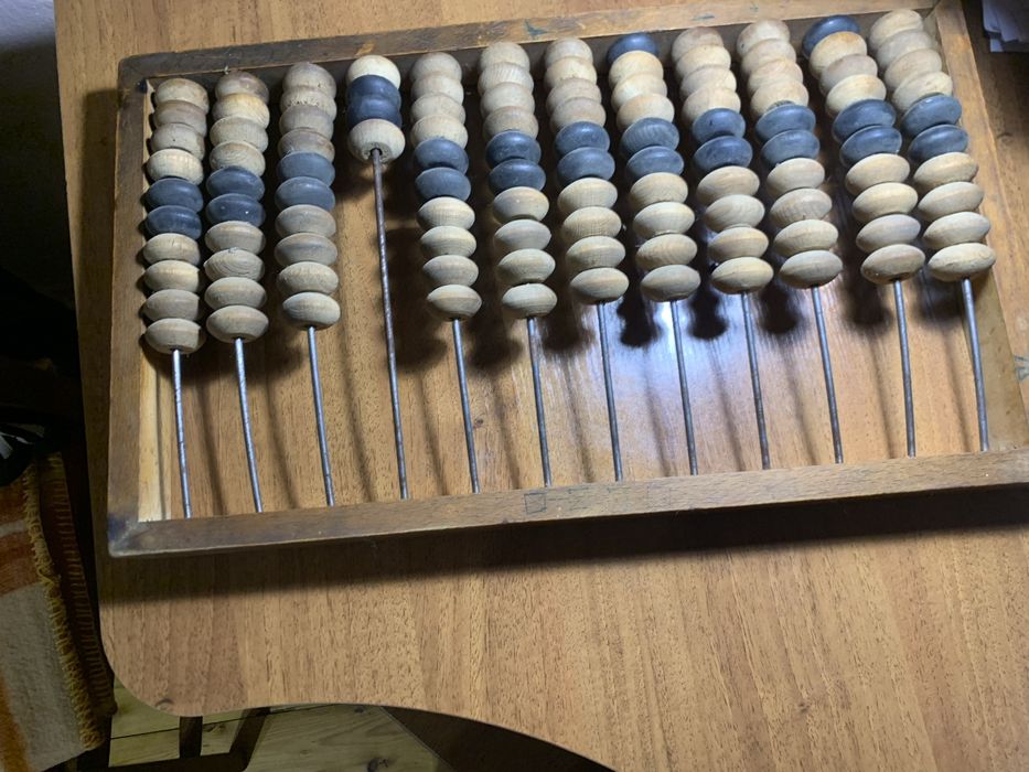 Рахівниця СССР деревяна велика 5 лей 1978 року Румунія