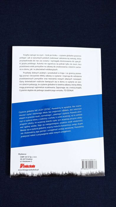 Czytanie globalne po polsku. Poradnik. Marta Trojanowicz-Kasprzak