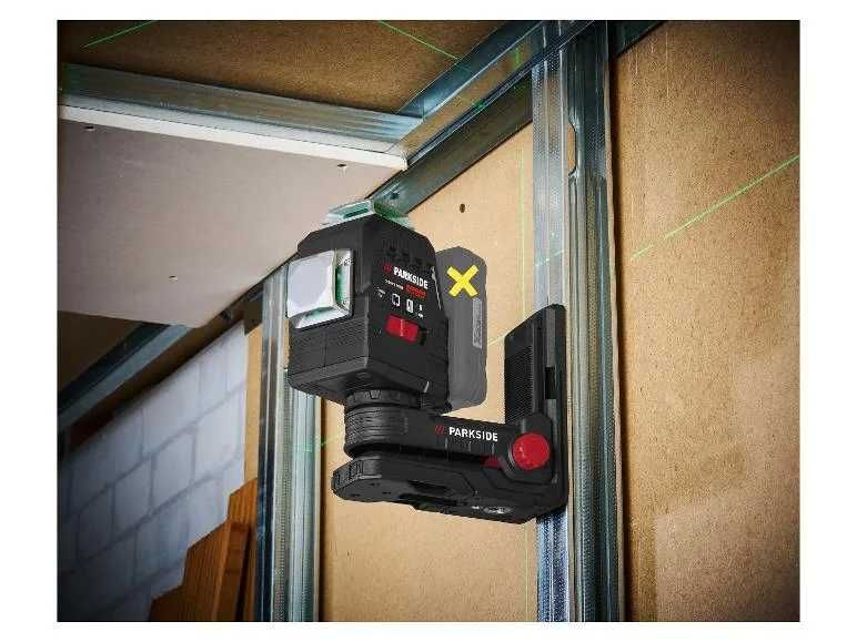 Nível de laser de linha cruzada Parkside 20 V