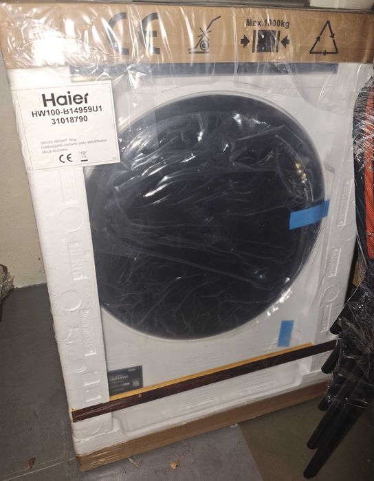 Máquina de Lavar Roupa Haier 10Kg HW100-B14959U1 Classe A (Nova/Selada)