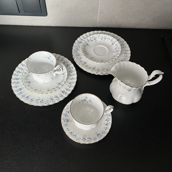 порцеляна Royal Albert - кавове тріо, кавова двійка/пара, молочник ns