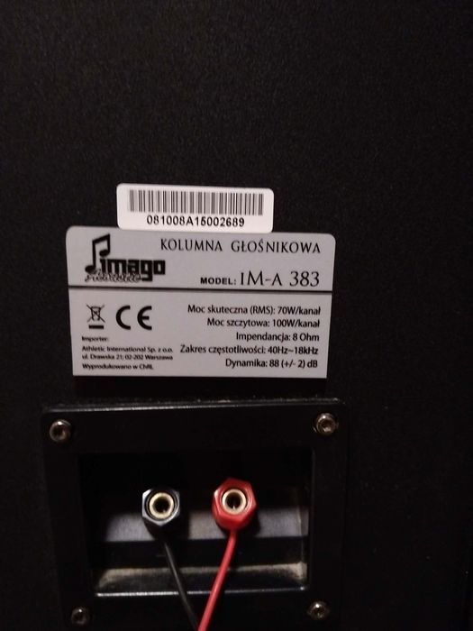 Głośniki w dobrym stanie