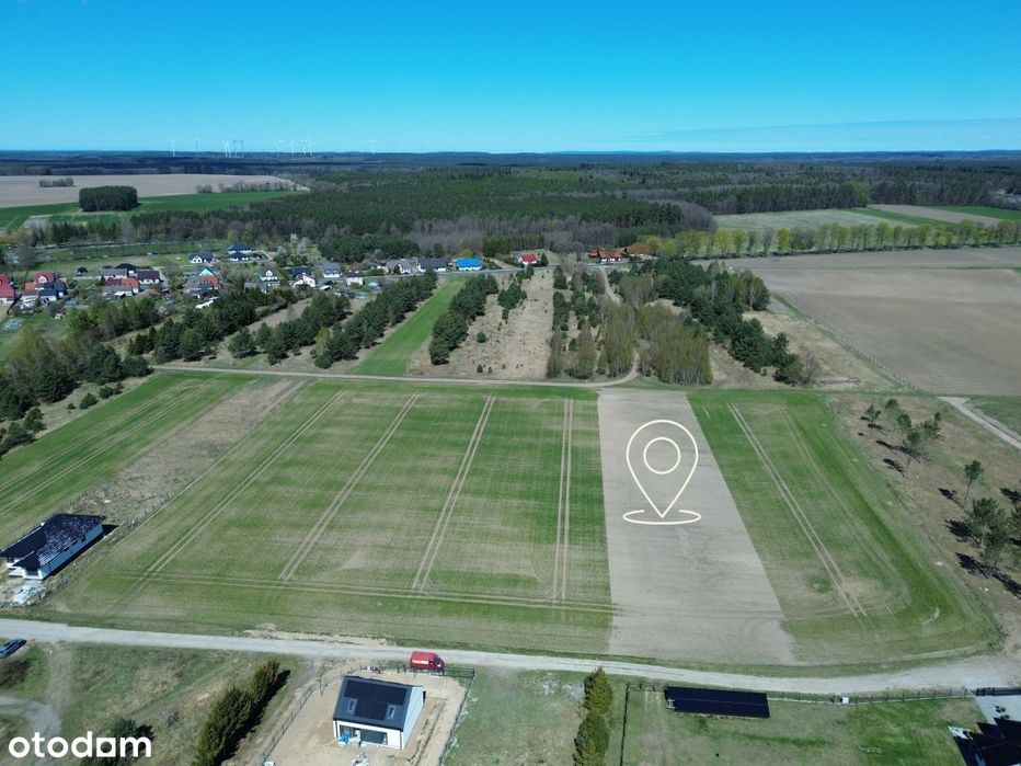 Regularna działka 988 m² wśród nowych domów