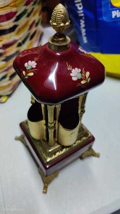 Cigarreira caixa de música vintage