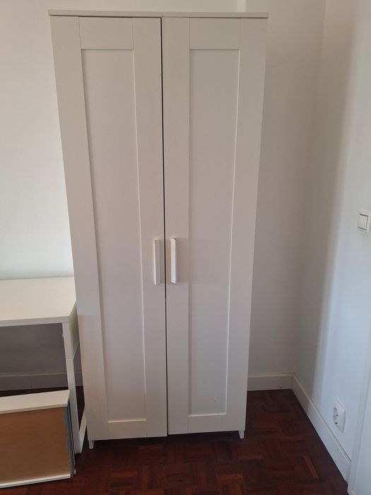 armário 2 portas ikea BRIMNES 78x50x190 cm