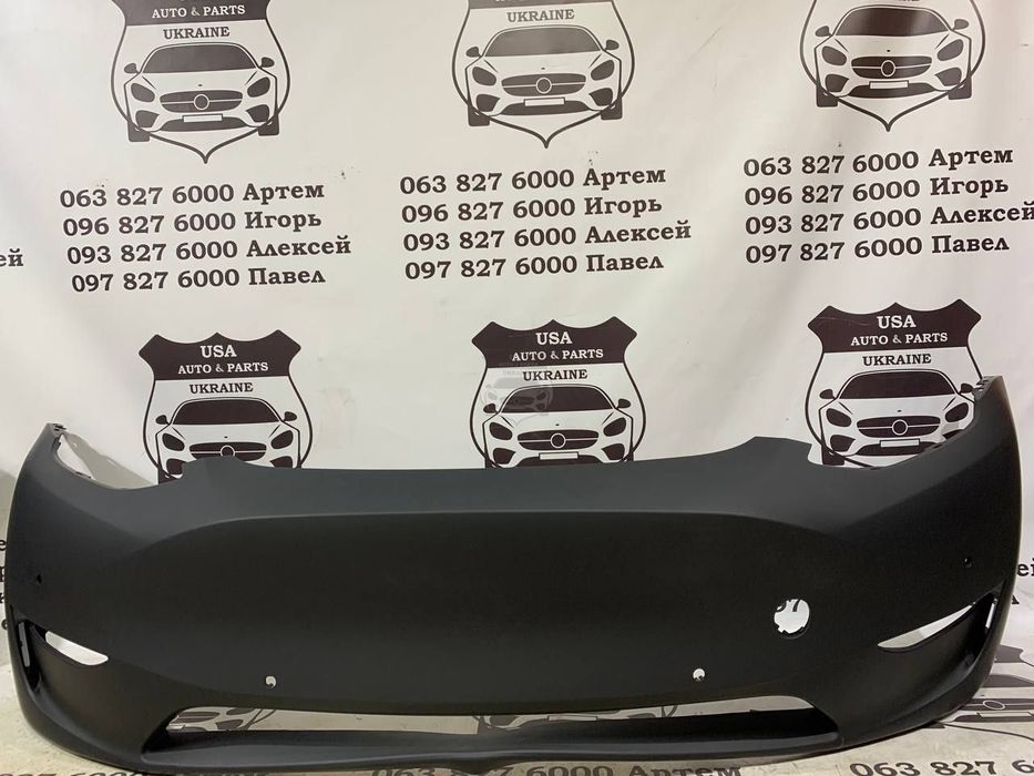TESLA MODEL Y Бампер передний (лицензия) 2020-23
