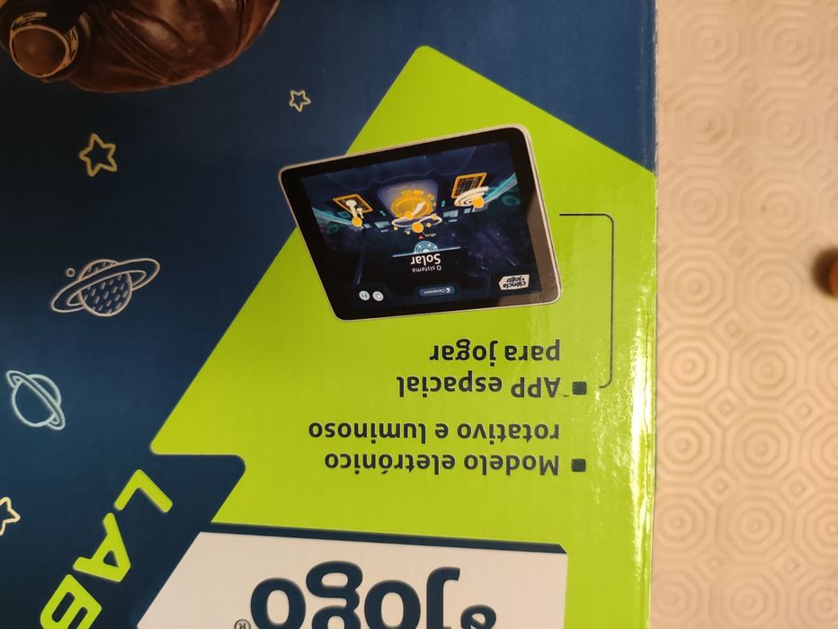 Jogo criança educativo sistema solar clementoni