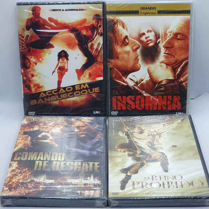 Lote 1/1 - Pack de 18 Filmes Novos e Selados em DVD - Ref.VI