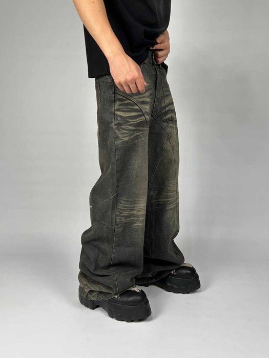 NO FAITH STUDIOS NFS baggy faded archive opium джинсы джинси черные