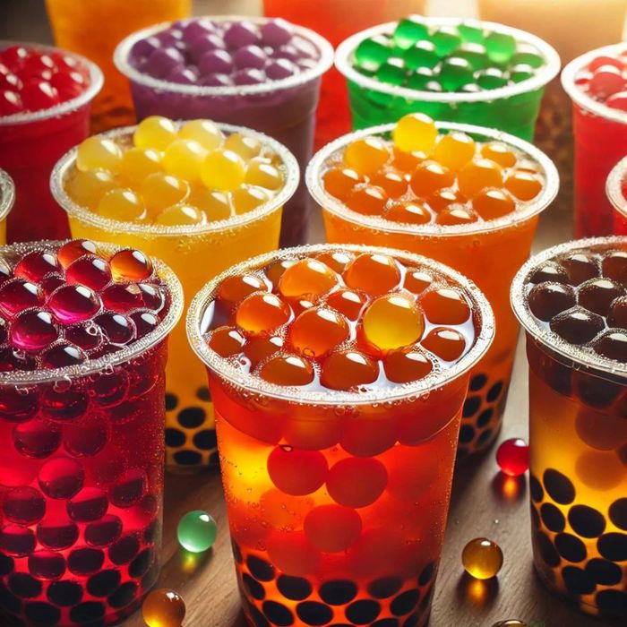 Bubble Tea сладкие шарики со вкусом вишни 1,25кг т 1,8кг Разные вкусы