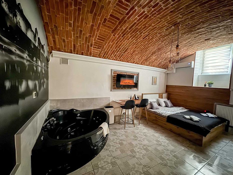 ‼️APARTAMENTY na doby z JACUZZI w Krakowie! 1km-KAZIMIERZ,2km- RYNEK‼️