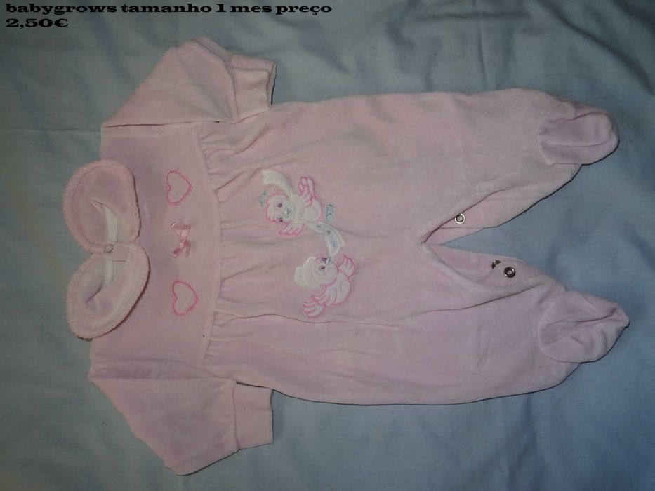 babygrows e bodys recem nascido a 1 ano outono/inverno