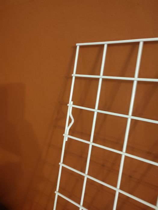 Biała krata kratownica druciana 120x65 cm