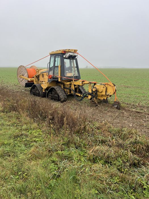 Usługi pługoukładaczem Vermeer rtx1250 światłowody