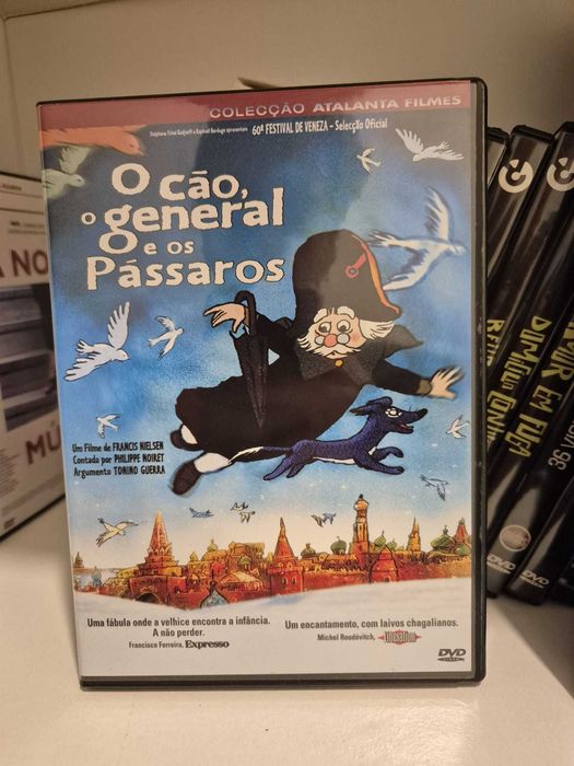 O Cão, o General e os Pássaros - DVD - Jacques Prévert