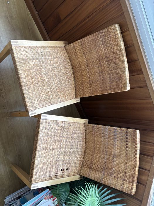 3 Cadeiras ikea palha vime