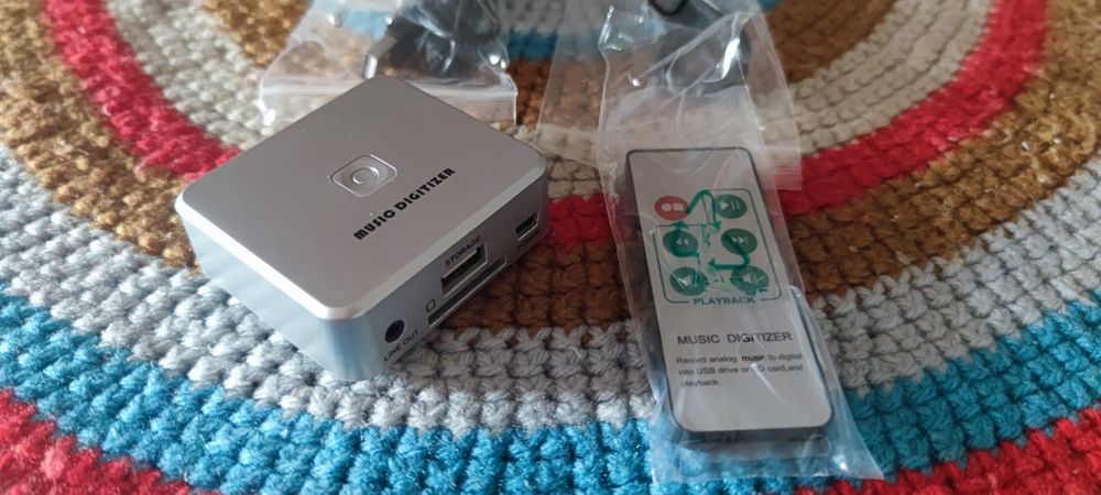 Gravador analógico /digital, para gravar os seus vinis e cassetes de v