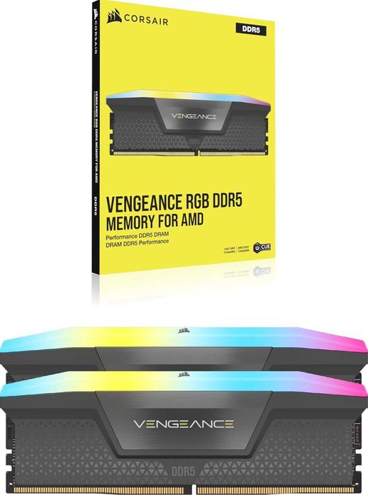 Corsair Vengeance RGB DDR5 RAM 96GB(2x48GB) 6000MHz CMH96GX5M2E6000Z36