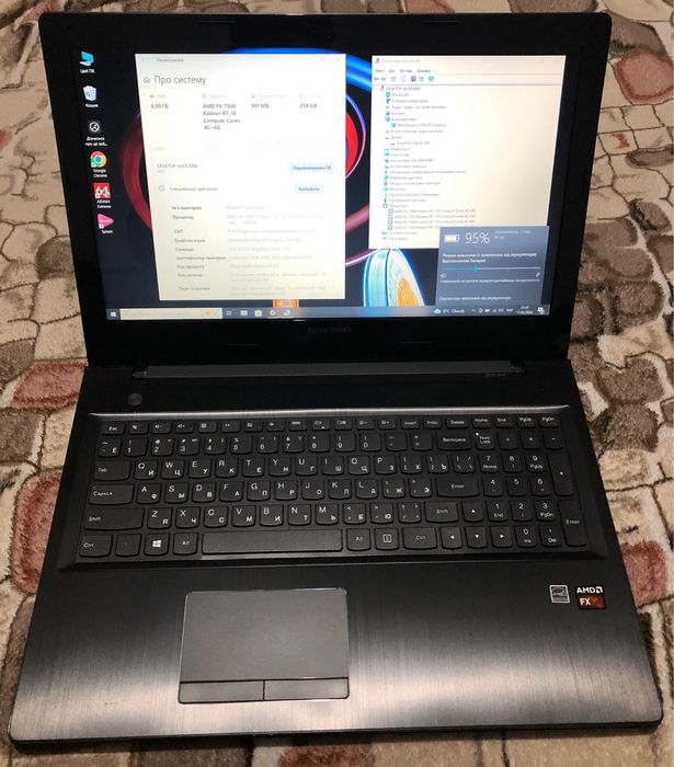 Lenovo Z50-75 amd fx7500, ssd, FullHD