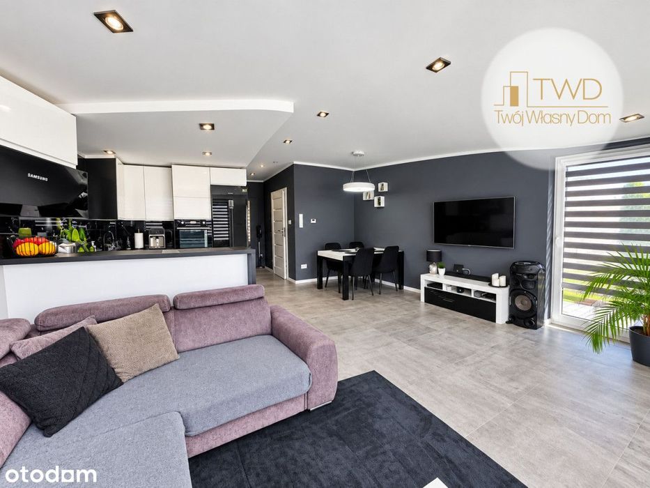 Apartament z ogrodem na osiedlu zamknietym