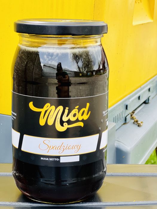 Miód Leśny-Spadziowy 1050 g 4 sztuki