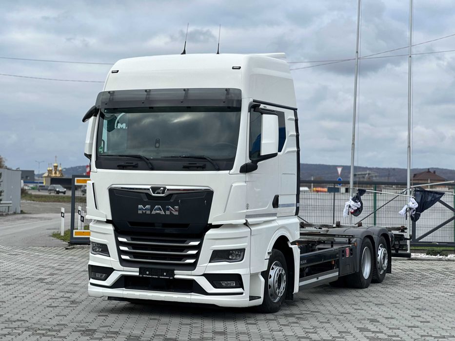 MAN TGX 26.510 6X2-2 LL шасі BDF 2021 Контейнеровіз Змінне шасі