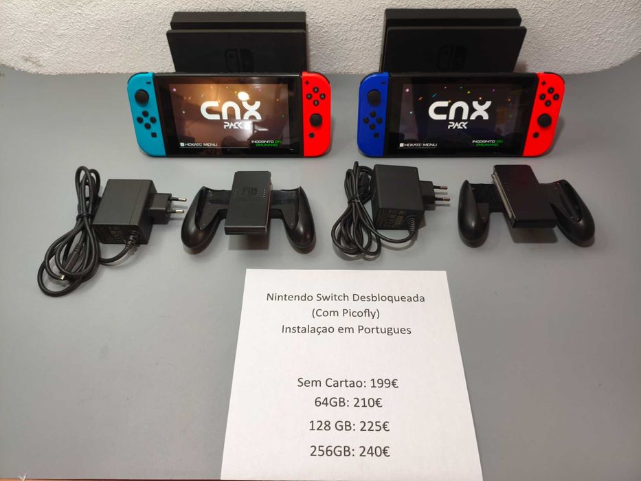 Nintendo Switch Desbloqueada (Com Chip Picofly)