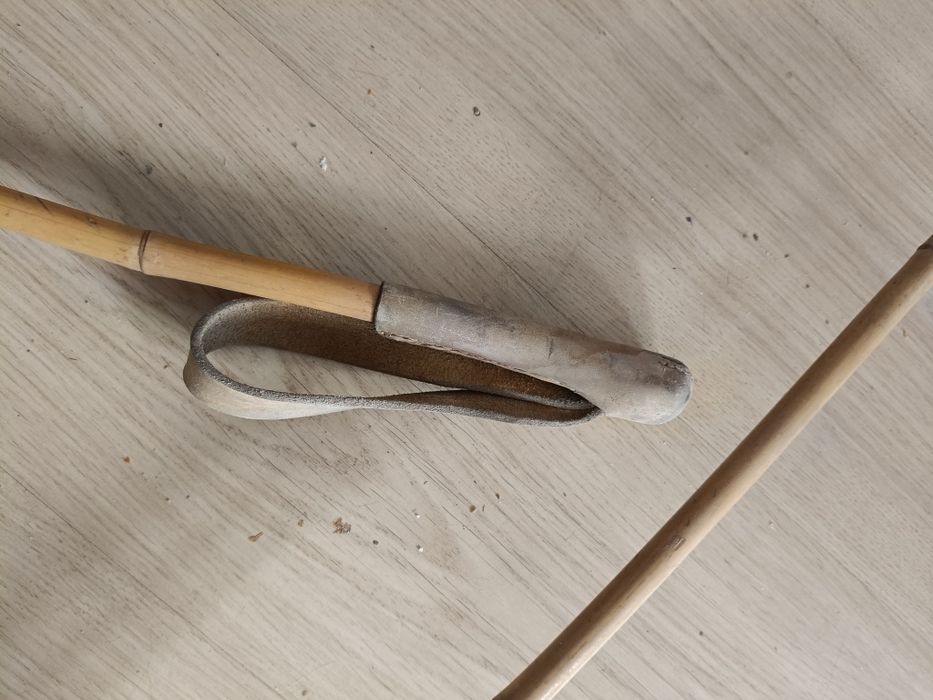 Kijki narciarskie bambusowe stare..