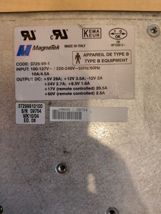 Блок питания принтера Agfa drystar 3000