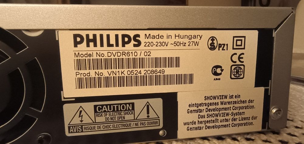 Odtwarzacz CD i DVD nagrywarka Philips