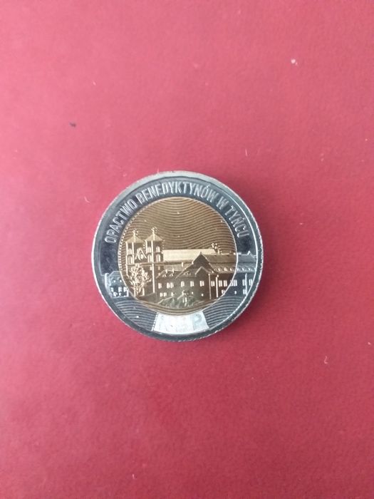 Monety 5 zł Opactwo Benedyktynów w Tyńcu