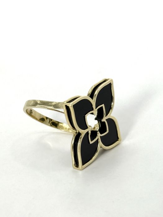 Złoty pierścionek rozmiar 21