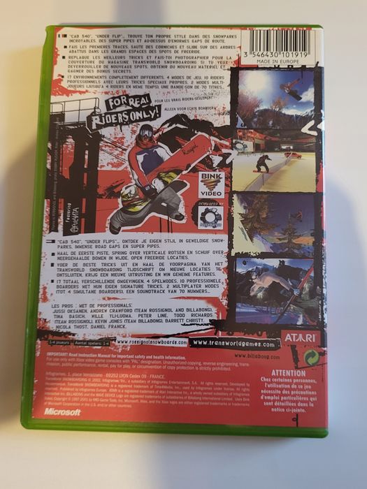 Gra Transworld Snowboarding Microsoft Xbox