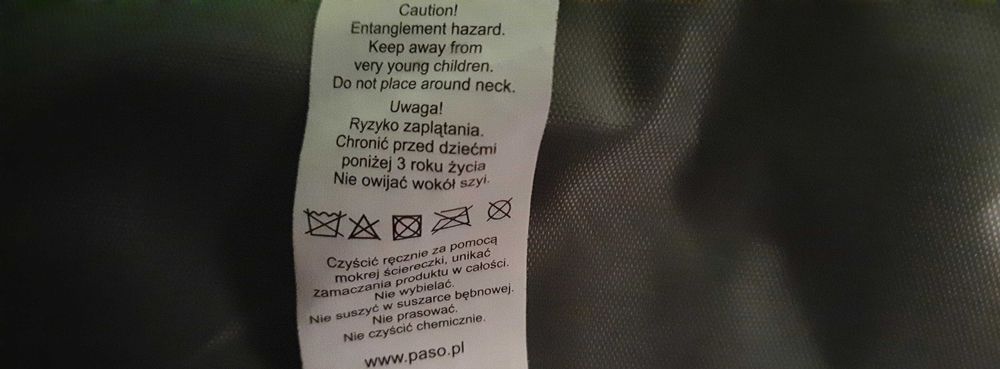 Plecak szkolny Paso panda.