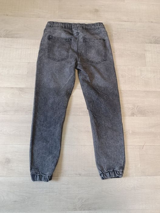 Нові джинси джогери графітові (Acid Wash)