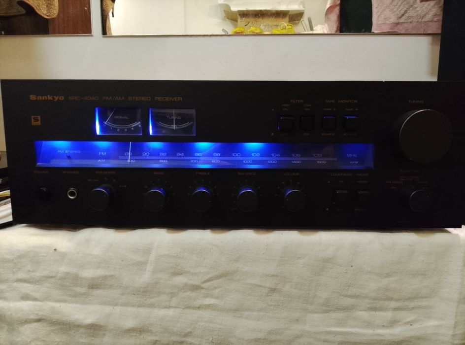 Винтажный стерео ресивер Sankyo SRC-4040 (Япония)