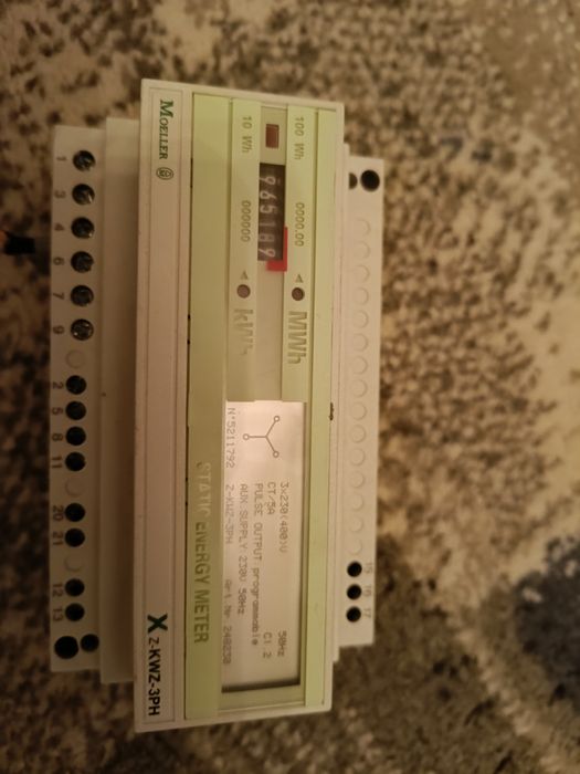statyczny licznik energii elektrycznej Moeller Z-KWZ-3PH.