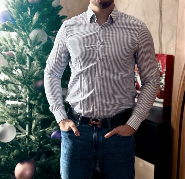 Мужская рубашка Arber НОВАЯ, H&M, Waikiki, House чоловіча сорочка