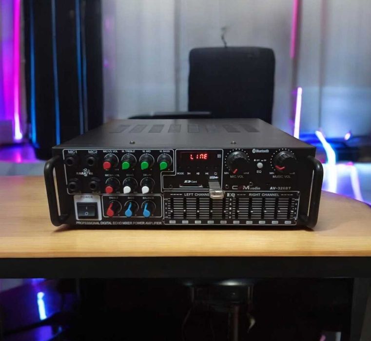 Підсилювач звуку усилитель звука с блютуз для колонок